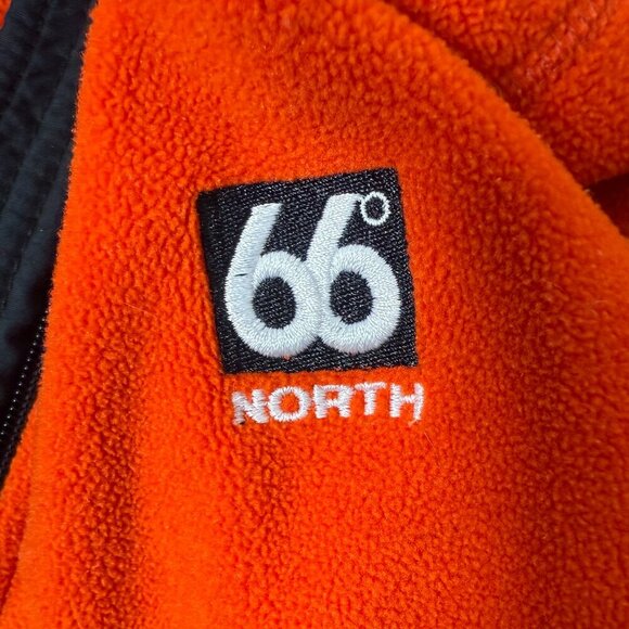 66 North Women’s Tindur Jacket Size Large, Orange - Picture 4 of 10